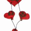 Set de 4 inimioare Feng Shui legate