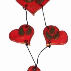 Set de 4 inimioare Feng Shui legate