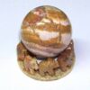 Sfera din onix pe suport cu elefanti