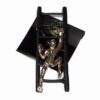 Brosa Feng Shui, vintage, cu scara si omulet