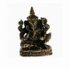 Ganesha sezand - ministatuie din alama