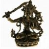 Manjushri - Buddha Inteligentei - statuie din alama