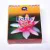 Set de 10 conuri parfumate Lotus cu suport