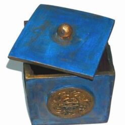 Cubul / Vasul bogatiei din ceramica, cu capac - Apa