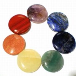 Set de 7 cristale rotunde - aferente celor 7 chakre