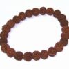 Bratara din Rudraksha, pe elastic, unisex