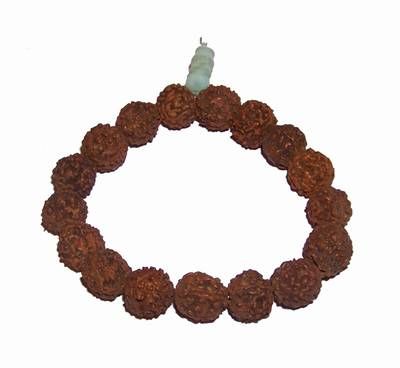 Bratara Mala din Rudraksha, pe elastic Bratara Mala din Rudraksha, pe elastic