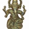 Statueta vintage din metal - Ganesh - XL