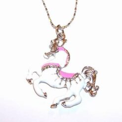 Calul Armoniei Sentimentale - placat - pandantiv pe lant