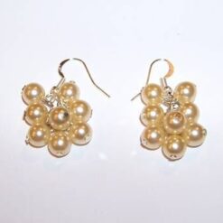 Cercei Feng Shui din perle de cultura, pe metal de calitate