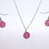 Set Shambala cu sfere de culoare roz