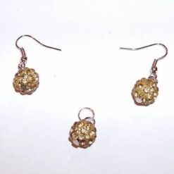 Set Shambala cu sfere de culoare aurie