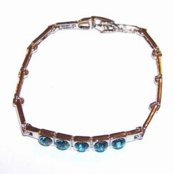 Bratara placata cu cristale Swarovski multifatetate