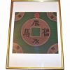 Tablou Feng Shui reprezentand moneda norocoasa - Lemn