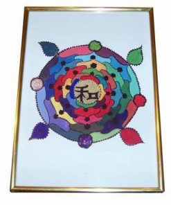 Tablou Feng Shui cu mandala in cele 7 culori