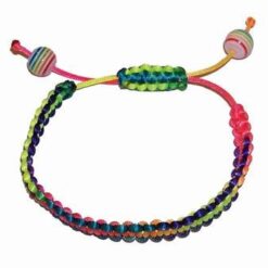 Bratara reglabila multicolora, cu sfere multicolore