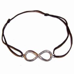 Bratara cu cifra 8 din argint - pentru barbati