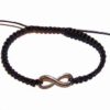 Bratara Feng Shui reglabila, cu cifra 8 placata - unisex