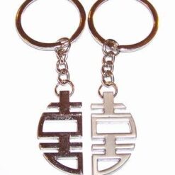 Set pentru el si ea - breloc cu Simbolul Dublei Fericiri