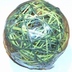 Decor Feng Shui din lemn de ratan - verde