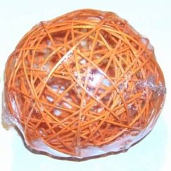 Decor Feng Shui din lemn de ratan - portocaliu