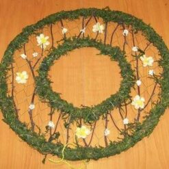 Decor Feng Shui rotund cu florile fericirii