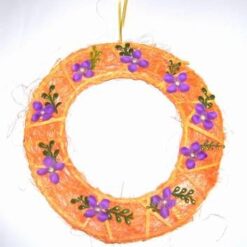 Decor Feng Shui rotund cu florile norocului