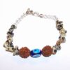 Bratara cu Rudraksha, Ochiul lui Horus, jasp dalmatian