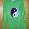 Tricou Yin-Yang verde - L - XL