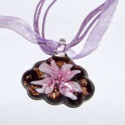 Pandantiv din cristal de Murano - mov