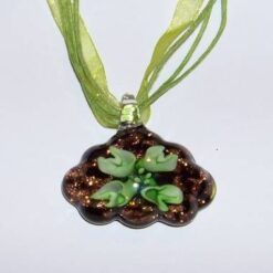 Pandantiv din cristal de Murano - verde