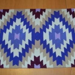 Covor din lana, lucrat manual