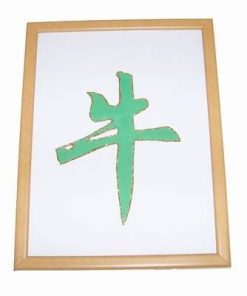Tablou Feng Shui cu ideograma Bivolului