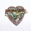 Cutie din metal nobil, in forma de inima