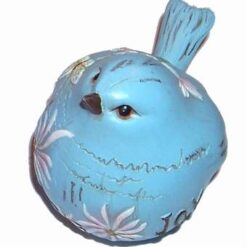 Pasarea Fericirii din ceramica - bleu