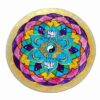 Farfurie unicat, pictata, - mandala Feng Shui