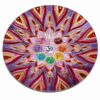 Farfurie unicat, pictata, - mandala Feng Shui