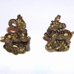 Pereche de capre pe monede si pepite