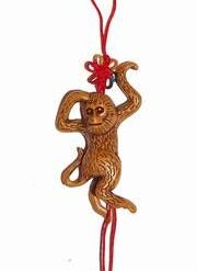 Canaf Feng Shui cu nod mistic multicolor si zodia Maimuta