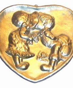 Ingerul Dragostei - amuleta norocoasa placata cu aur de 24 K