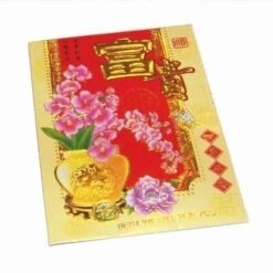 Pliculet cu simboluri norocoase si 9 monede