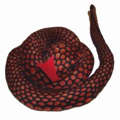 Sarpe din plus - rosu cu negru