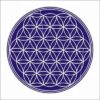 Magnet Feng Shui cu Floarea Vietii - albastru