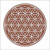 Magnet Feng Shui cu Floarea Vietii - maro