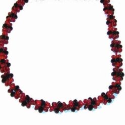 Colier din coral cu onix