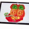 Tablou Feng Shui cu Ru Yi, pepite si ananas