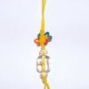 Canaf Feng Shui cu sfera din cristal si Nod Mistic colorat