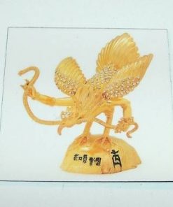 Magnet Feng Shui cu pasarea Garuda aurie