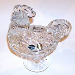 Cocos din cristal de Bohemia, tip casetuta