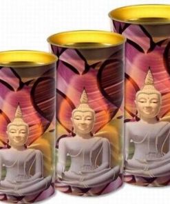 Lumanare cu Buddha al Meditatiei